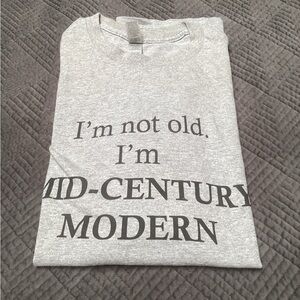 Mid-Century Modern Men's Graphic Tee - Gray. 451